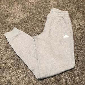 Adidas grey joggers